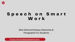 Speech on Smart Work