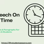 Speech on Time