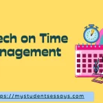Speech on Time Management