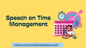 Speech on Time Management