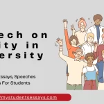 Speech on Unity in Diversity