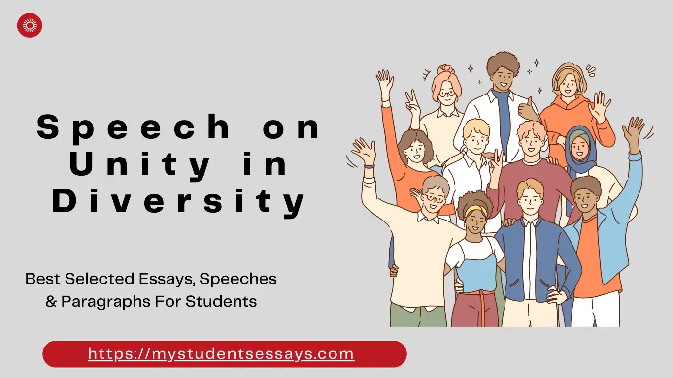 speech on topic unity in diversity