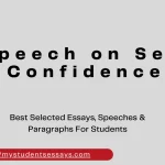 Speech on Self Confidence & Its Importance in Life